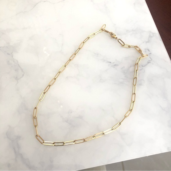 Chain Gold Tone Necklace - Picture 1 of 3